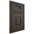 Shiloh Cabinetry Beaded Inset Hamlin White Oak Rift Cut Creekside Door