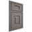 Shiloh Cabinetry Beaded Inset Hamlin White Oak Rift Cut Flagstone Door