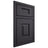 Shiloh Cabinetry Beaded Inset Hamlin White Oak Rift Cut Harbor Door