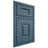 Shiloh Cabinetry Beaded Inset Hamlin White Oak Rift Cut Hudson Door