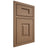Shiloh Cabinetry Beaded Inset Hamlin White Oak Rift Cut Medium Door