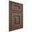 Shiloh Cabinetry Beaded Inset Hamlin White Oak Rift Cut Mineral Door