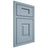 Shiloh Cabinetry Beaded Inset Hamlin White Oak Rift Cut Sky Door