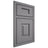 Shiloh Cabinetry Beaded Inset Hamlin White Oak Rift Cut Sterling Door
