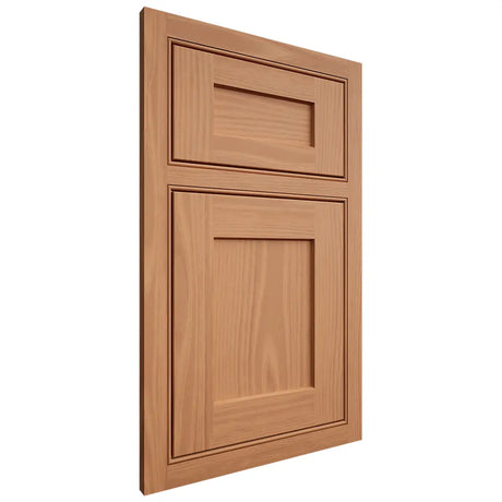 Shiloh Cabinetry Beaded Inset Hanover Cherry Plain Cut Natural Door