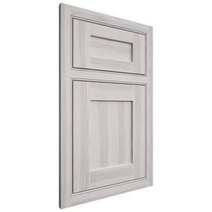 Shiloh Cabinetry Beaded Inset Hanover Hickory Plain Cut Cotton Door