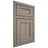 Shiloh Cabinetry Beaded Inset Hanover Hickory Plain Cut Sterling Door