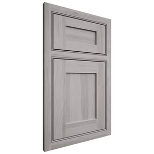 Shiloh Cabinetry Beaded Inset Hanover Hickory Plain Cut Stratus Door