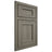 Shiloh Cabinetry Beaded Inset Hanover Hickory Plain Cut Thyme Door