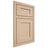 Shiloh Cabinetry Beaded Inset Hanover Maple Plain Cut Natural Door
