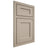 Shiloh Cabinetry Beaded Inset Hanover Maple Plain Cut Pebble Door