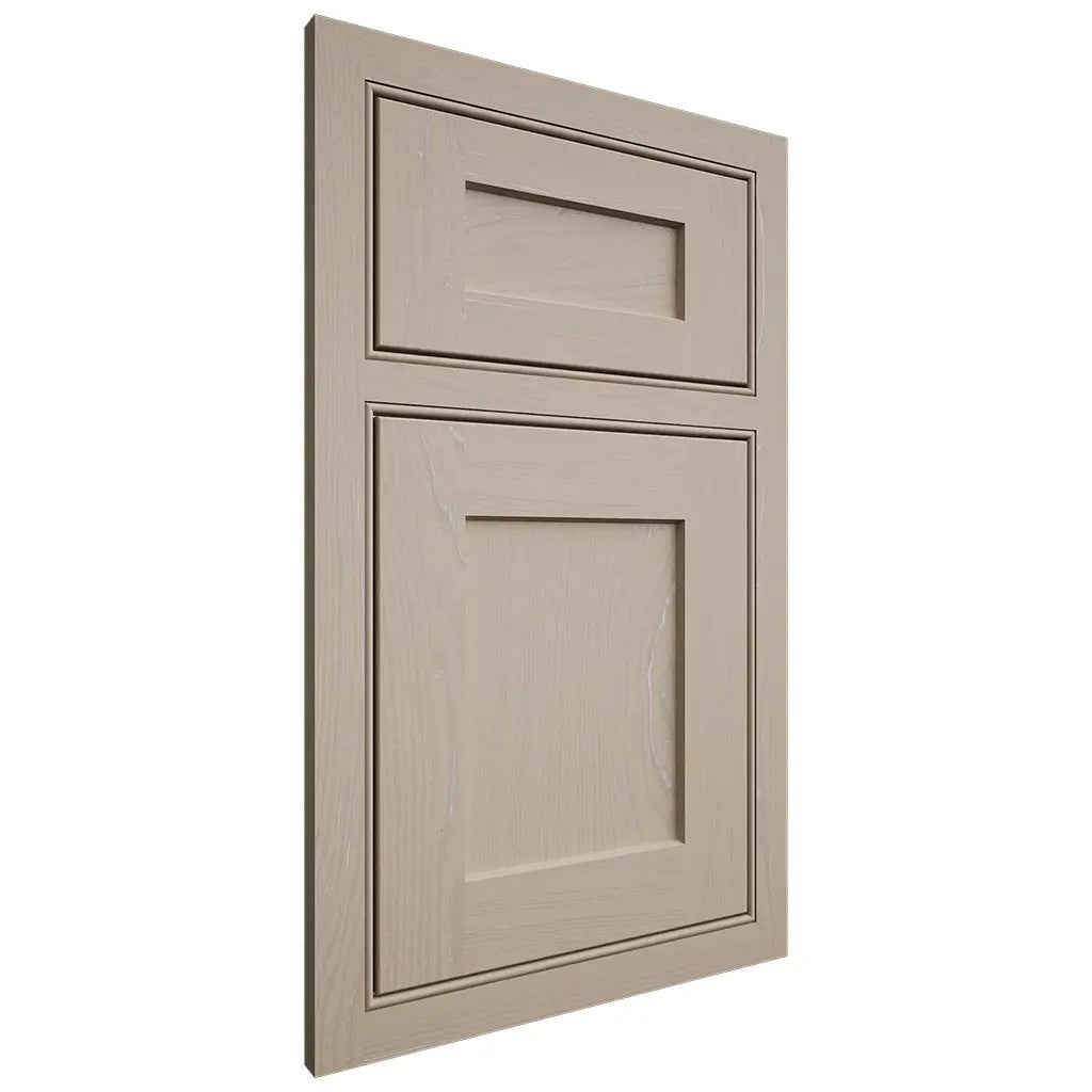 Shiloh Cabinetry Beaded Inset Hanover Maple Plain Cut Pebble Door