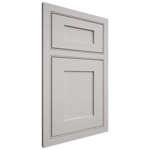 Shiloh Cabinetry Beaded Inset Hanover Paintable Mindful Gray Door
