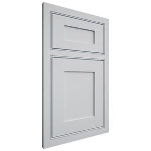 Shiloh Cabinetry Beaded Inset Hanover Paintable Niebla Azul Door