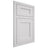 Shiloh Cabinetry Beaded Inset Hanover Paintable Polar Door
