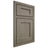 Shiloh Cabinetry Beaded Inset Hanover Poplar Plain Cut Sterling Door
