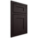 Shiloh Cabinetry Beaded Inset Hanover Red Oak Plain Cut Espresso Door