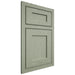Shiloh Cabinetry Beaded Inset Hanover Red Oak Plain Cut Moss Door