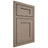 Shiloh Cabinetry Beaded Inset Hanover White Oak Plain Cut Almond Door