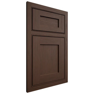 Shiloh Cabinetry Beaded Inset Hanover White Oak Plain Cut Braun Door