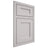 Shiloh Cabinetry Beaded Inset Hanover White Oak Plain Cut Cotton Door