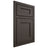 Shiloh Cabinetry Beaded Inset Hanover White Oak Plain Cut Creekside Door