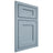 Shiloh Cabinetry Beaded Inset Hanover White Oak Plain Cut Sky Door