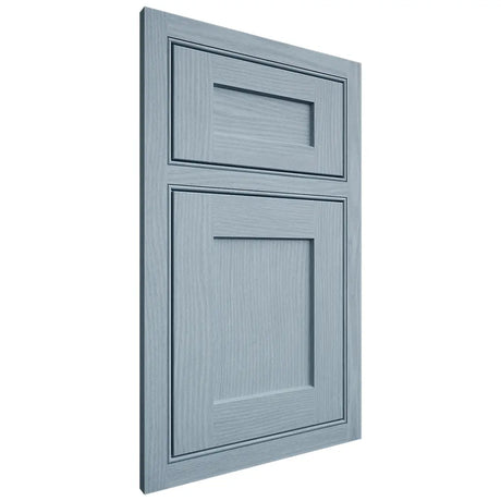 Shiloh Cabinetry Beaded Inset Hanover White Oak Plain Cut Sky Door