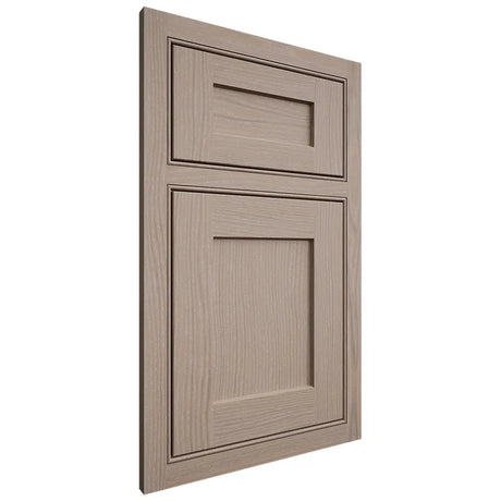 Shiloh Cabinetry Beaded Inset Hanover White Oak Plain Cut Whitewash Door