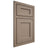 Shiloh Cabinetry Beaded Inset Hanover White Oak Quarter Sawn Almond Door