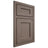 Shiloh Cabinetry Beaded Inset Hanover White Oak Quarter Sawn Clay Door