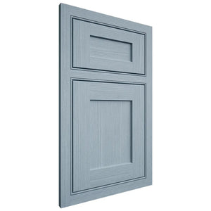 Shiloh Cabinetry Beaded Inset Hanover White Oak Rift Cut Sky Door