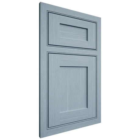 Shiloh Cabinetry Beaded Inset Hanover White Oak Rift Cut Sky Door