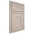 Shiloh Cabinetry Beaded Inset Hartford Alder Plain Cut White Sands Door