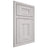 Shiloh Cabinetry Beaded Inset Hartford Hickory Plain Cut Cotton Door