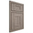 Shiloh Cabinetry Beaded Inset Hartford Hickory Plain Cut Sterling Door