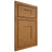 Shiloh Cabinetry Beaded Inset Hartford Red Oak Plain Cut Autumn Door