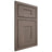Shiloh Cabinetry Beaded Inset Hartford White Oak Plain Cut Clay Door