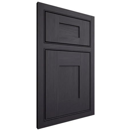 Shiloh Cabinetry Beaded Inset Hartford White Oak Plain Cut Harbor Door