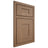 Shiloh Cabinetry Beaded Inset Hartford White Oak Plain Cut Medium Door