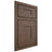 Shiloh Cabinetry Beaded Inset Hartford White Oak Plain Cut Mineral Door