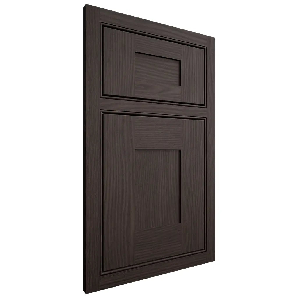Shiloh Cabinetry Beaded Inset Hartford White Oak Plain Cut Morel Door
