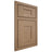 Shiloh Cabinetry Beaded Inset Hartford White Oak Plain Cut Natural Door