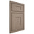 Shiloh Cabinetry Beaded Inset Hartford White Oak Quarter Sawn Almond Door