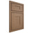 Shiloh Cabinetry Beaded Inset Hartford White Oak Quarter Sawn Medium Door
