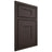 Shiloh Cabinetry Beaded Inset Hartford White Oak Quarter Sawn Morel Door