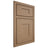 Shiloh Cabinetry Beaded Inset Hartford White Oak Quarter Sawn Natural Door