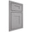 Shiloh Cabinetry Beaded Inset Hartford White Oak Quarter Sawn Stratus Door