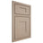 Shiloh Cabinetry Beaded Inset Hartford White Oak Quarter Sawn Straw Door