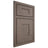 Shiloh Cabinetry Beaded Inset Hartford White Oak Rift Cut Clay Door